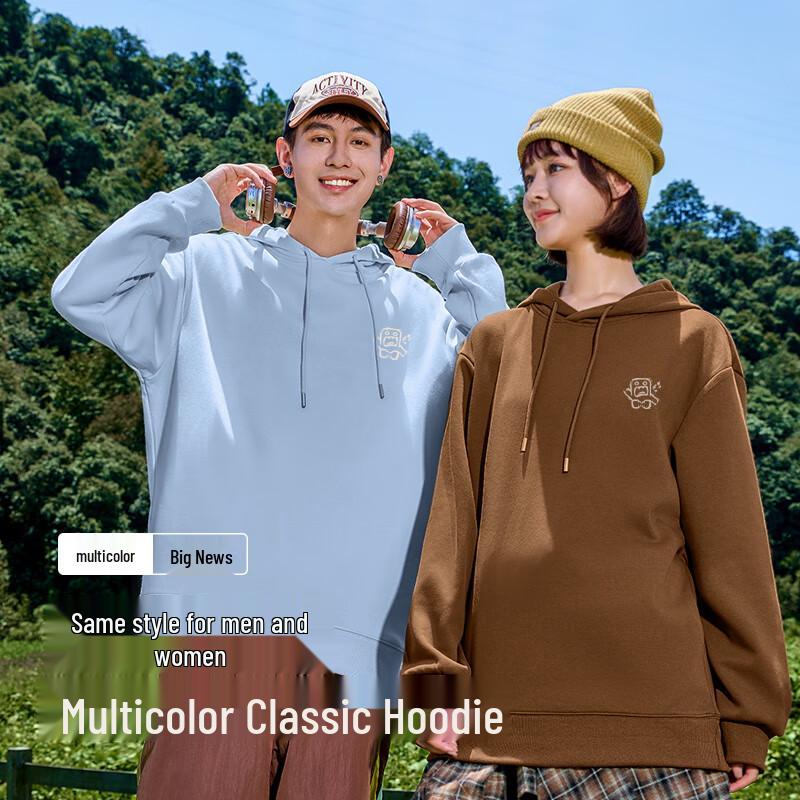 Baleno Men's S&K Series Heavyweight Cartoon Print Hoodie