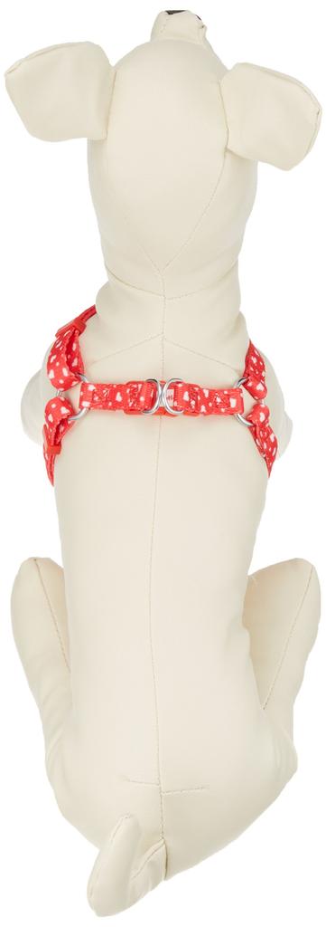 Petio ARFashion Heart Dot for Mini Size XS Harness, Red, Dogs,