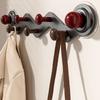 Row Hook Rustproof Suction Cup Hooks Waterproof Powerful Suction Wall Organizer Rack Plastic Portable Bathroom Organiser Door