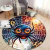 Colorful Spider Web Rug for Kids' Playroom Decor round carpet for home sofa bedroom, gift