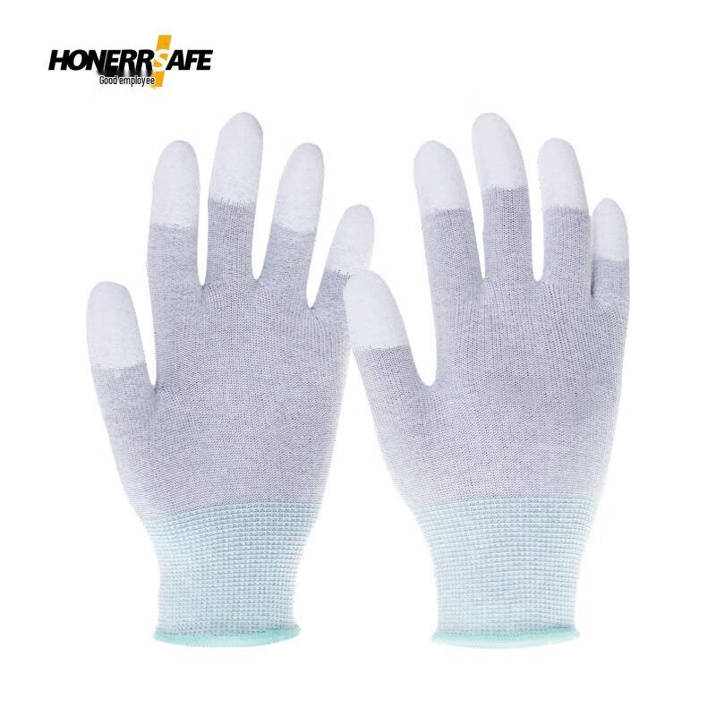 T400 Carbon Fiber PU Coated Work Gloves