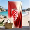 Bournemouth Fußball Druck Strandtuch, Großes Weiches Schnelltrocknendes Handtuch für Strand Camping Schwimmen