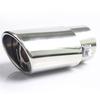 Stainless Steel Chrome Car Tail Rear Round Exhaust Muffler Pipe Tip Universal