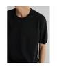 8seconds Formal Round Neck Short Sleeve Knit Black