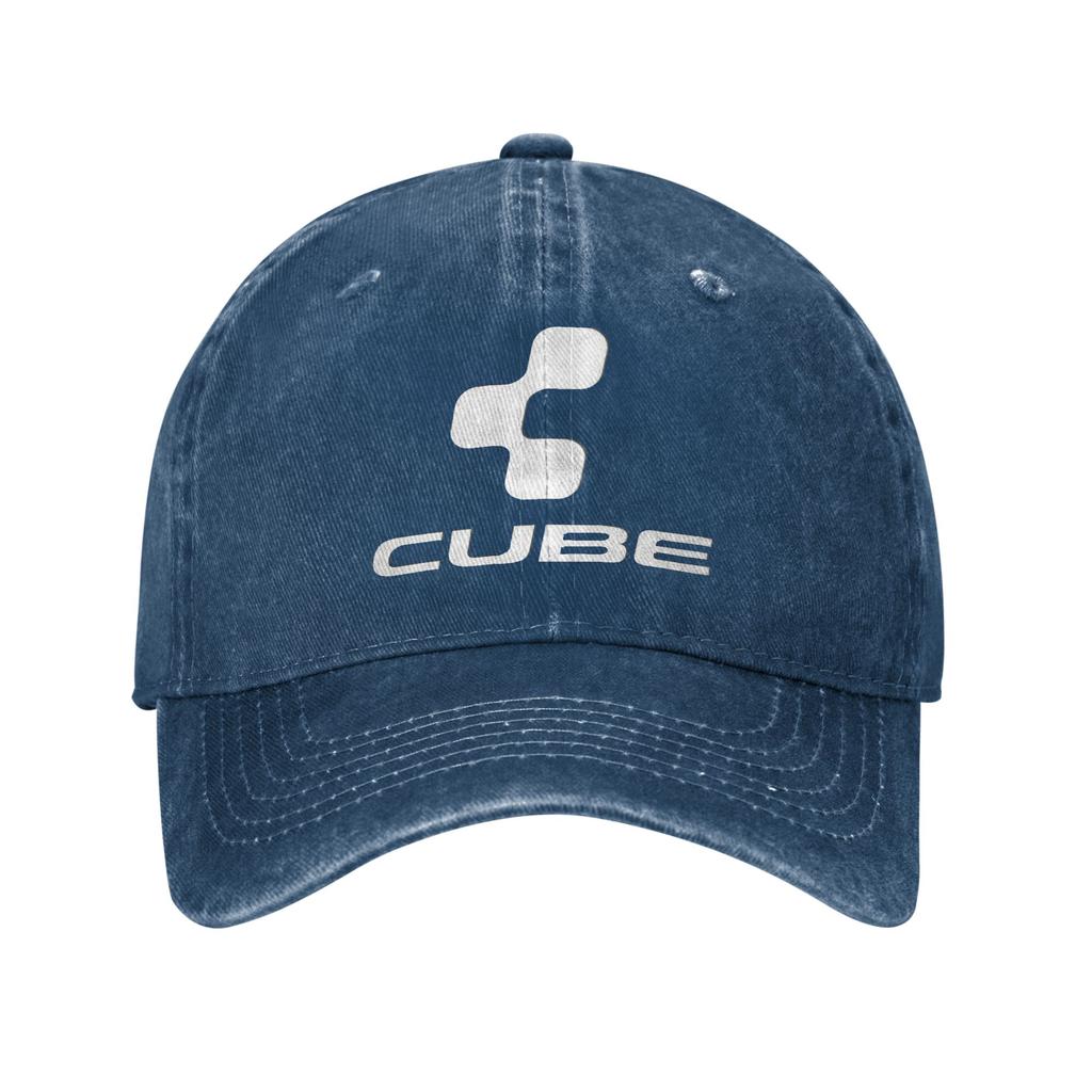Cube Cycling Mtb Mountain Bike Denim Cap Casual Baseball Caps Adjustable Hat Summer Unisex Baseball Hats