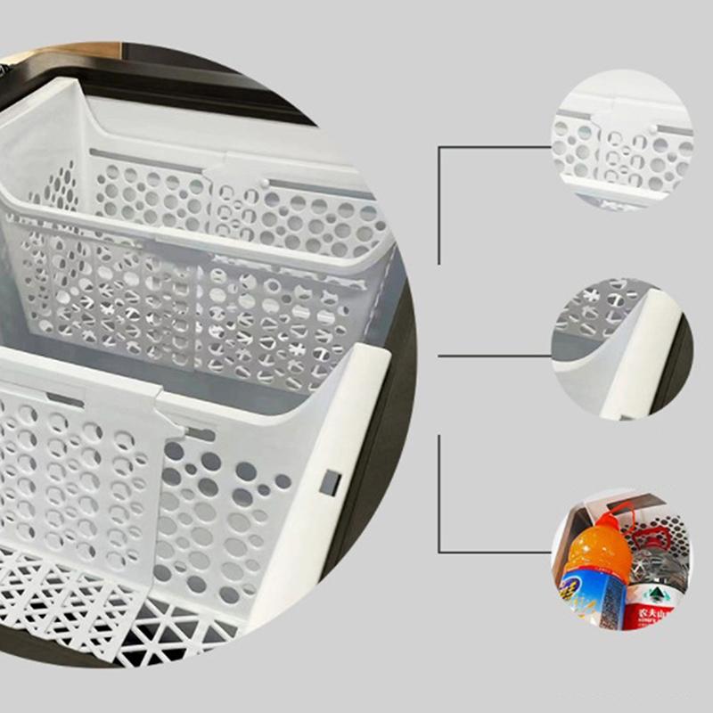 Chest Freezer Accessory Easy Maintenance Pp Odorless Heavy Load Bearing Chest Freezer Basket For Storage Organization