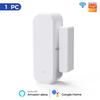 Smart WiFi Wireless Door Sensor Smart Home Open Close Detector Smart Life App Control Notification Compatible with Alexa Google