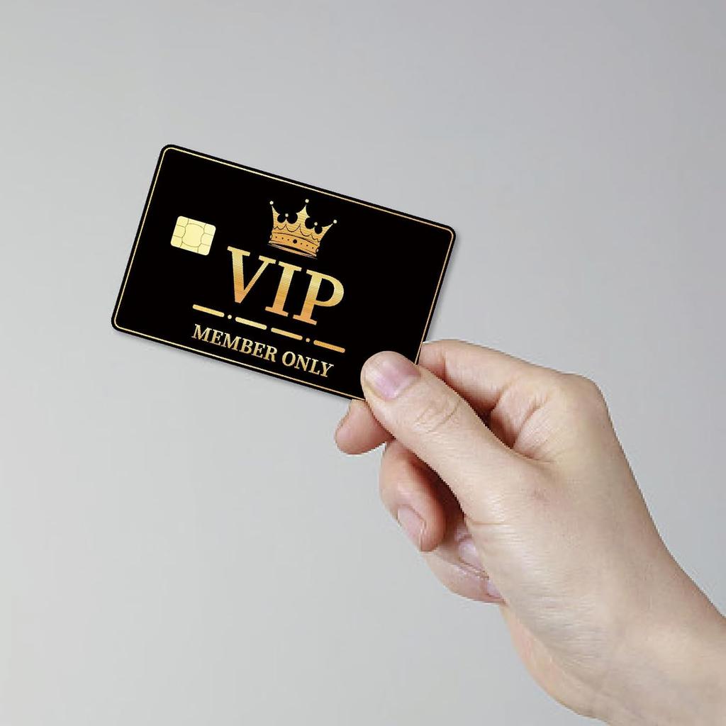 Rectangle PVC Plastic Waterproof Card Stickers Self-adhesion Card Skin for Bank Card Decor Word 186x137mm