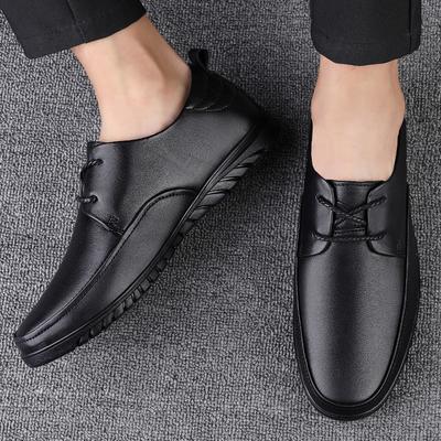 Fashion High End Brand Men's Genuine Leather Shoes High-quality Interview Commuting Business Shoes Massage Soles Men's Oxford Shoes