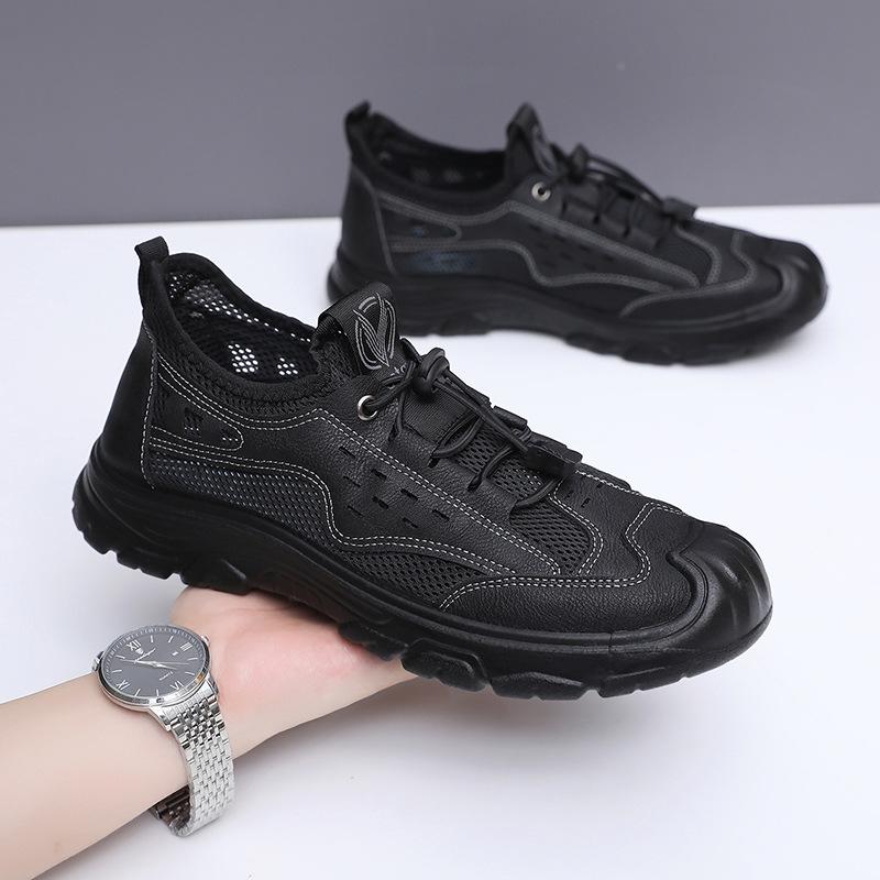Fashion 2025 New Men's Breathable Men's Summer Shoes Mesh Outdoor Sports Shoes Soft Sole Anti Slip Wear Resistant Free Shipping Shoes