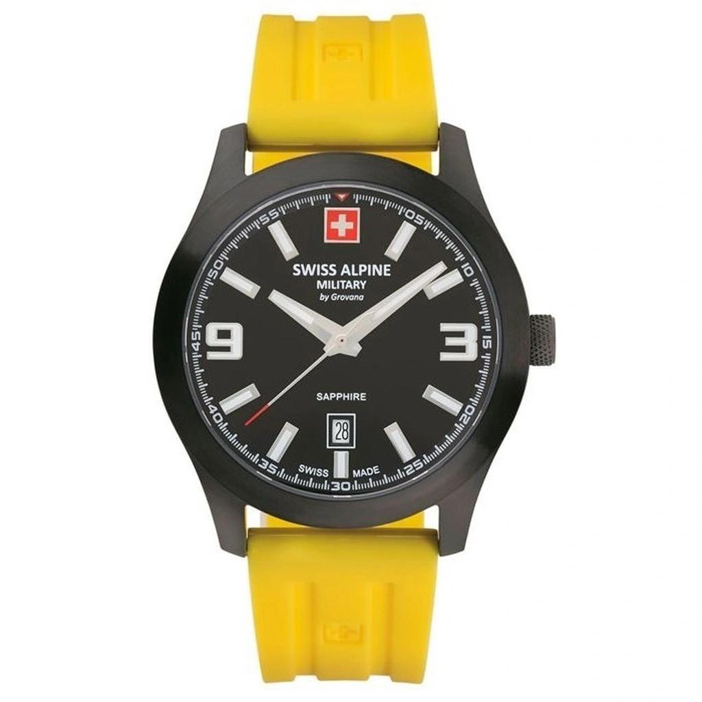 

Swiss Alpine Military Combat Pro Каучуковый ремешок Черный циферблат Кварцевые 7056.1878 100М Мужские часы чёрный