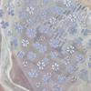 5D Starfish Fish Tail Small Fish Blue Bow Shell Silver Glitter Star Nail Art Stickers Ocean Fantasy Nail Decals Manicure