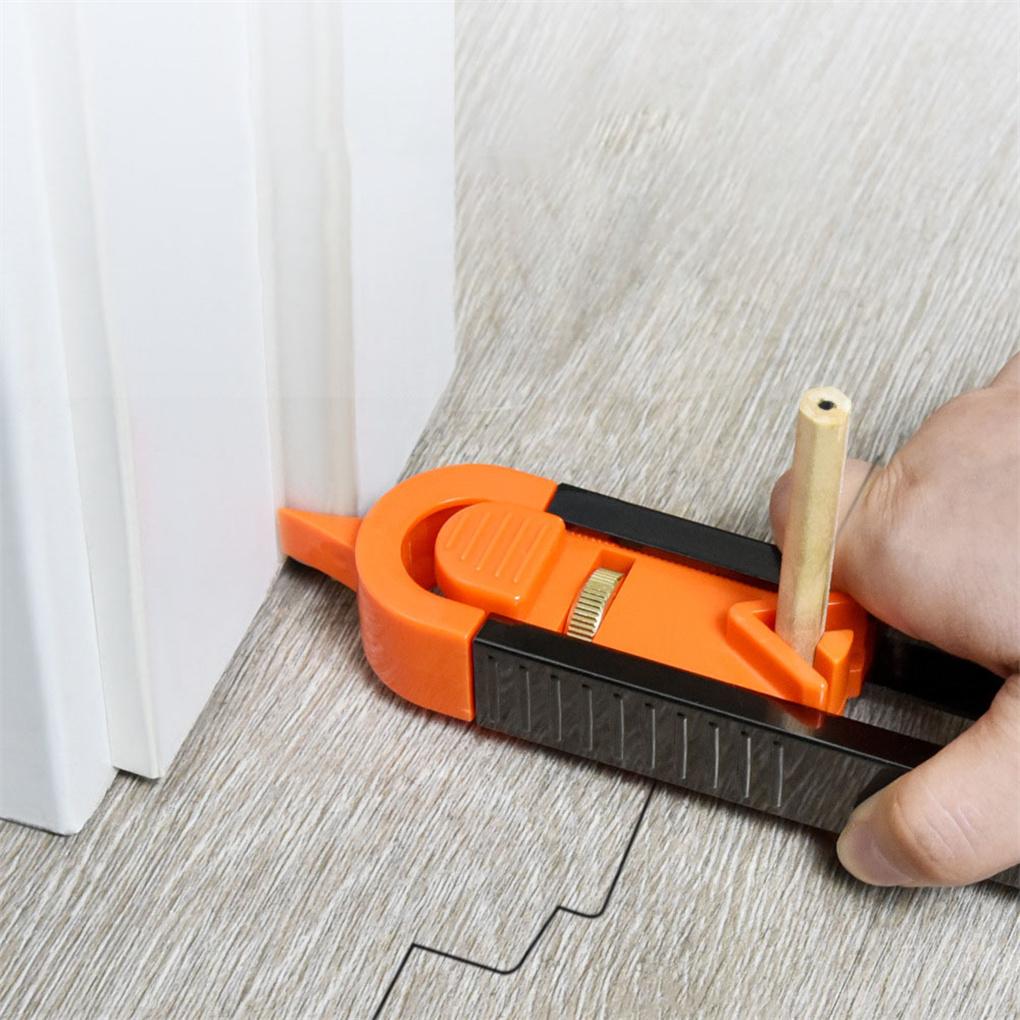 ABS Profile Scribing Ruler Irregular Portable Gauge Shape Measuring Woodworking Profiler Attachments Essentials