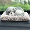 Simulation Dog Toy Ornaments, Simulation Animal Plush Dogs Cushion Small Dog Nap, Sleeping Dogs, For Car Doll Ornaments
