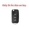 AAAJJ1 Car Zinc Alloy Leather Key Case Cover Holder Shell Fob For Skoda Octavia A5 A7 Fabia Superb Kodiaq Karoq Protection Accessories
