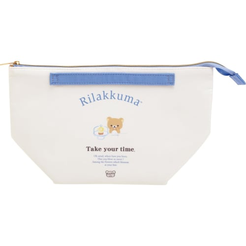 SAN-X Rilakkuma Lunch Pouch with Aluminum Sheet CA70001 H155 X W260 X D120mm