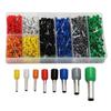 24TE Electrical Crimp Connectors Insulated Wire Ferrules with Case Wire End Ferrules