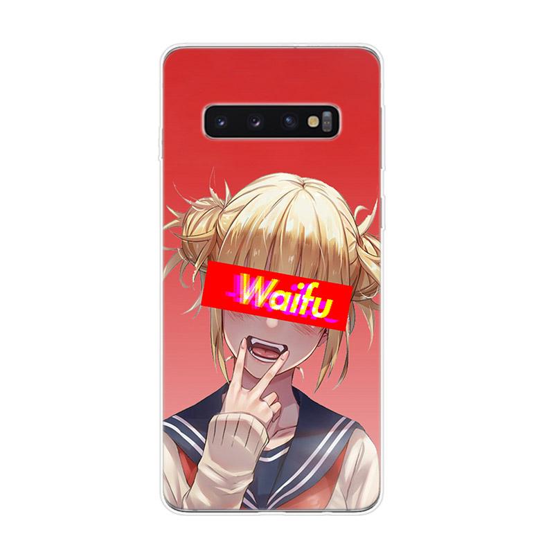 Sugoi Senpai Anime Waifu For Samsung Galaxy S22 Pro S21 S20 FE Ultra S10 S10E Lite S9 S8 Plus S7 S6 Edge Soft Phone Case