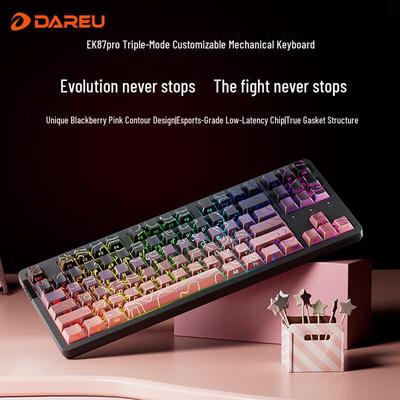 DAREU EK87pro Tri-Mode Hot-Swappable Mechanische Gaming-Tastatur