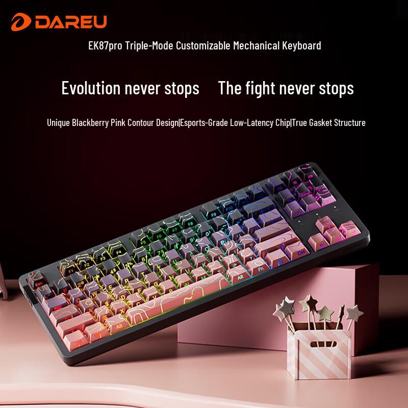 

DAREU EK87pro Tri-Mode Hotswap Mechanical Gaming Keyboard
