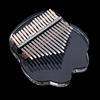 Transparent Kalimba Acrylic Finger Pianos 17 Keys Thumb Piano with Letters and Notes Musical Instrument Gifts for Girls