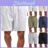 Bequeme Sommer-Herrenshorts mit feuchtigkeitsableitendem Stoff für Yoga und Fitness
