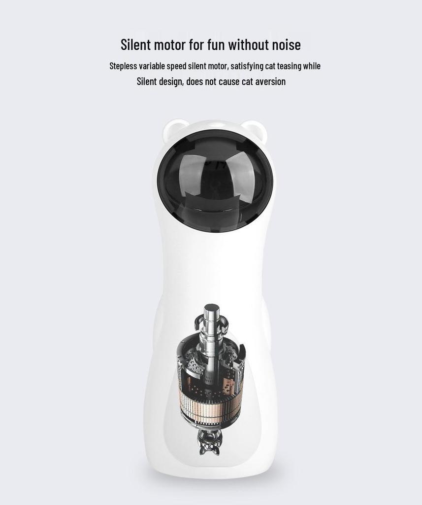 Automatyczna LED Maskotka Miś Laserowy Kot Zabawka Wędkarska