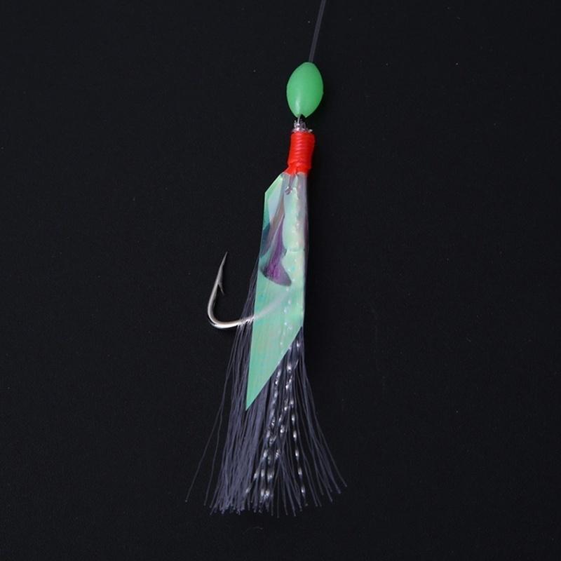 1 Bag Soft Fishing Lure Rigs Bait Jigs Lure Soft Lure Worn Fake String