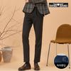 Bang Bang Men S One Pleat Ultra Warm Bonded pantS Black