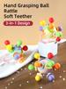 1pcs Hand Grip Ball Teeth-glue Manhattan Gnawing And Potable Rattle Sound Toy