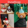 Cotton Knit Bear Shoulder Bag For Women With Cell Phone Pocket And Urban Style