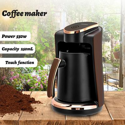 Elektrisk kaffebryggare för att göra te och kaffe 250 ml Enkoppsturkisk kaffemaskin