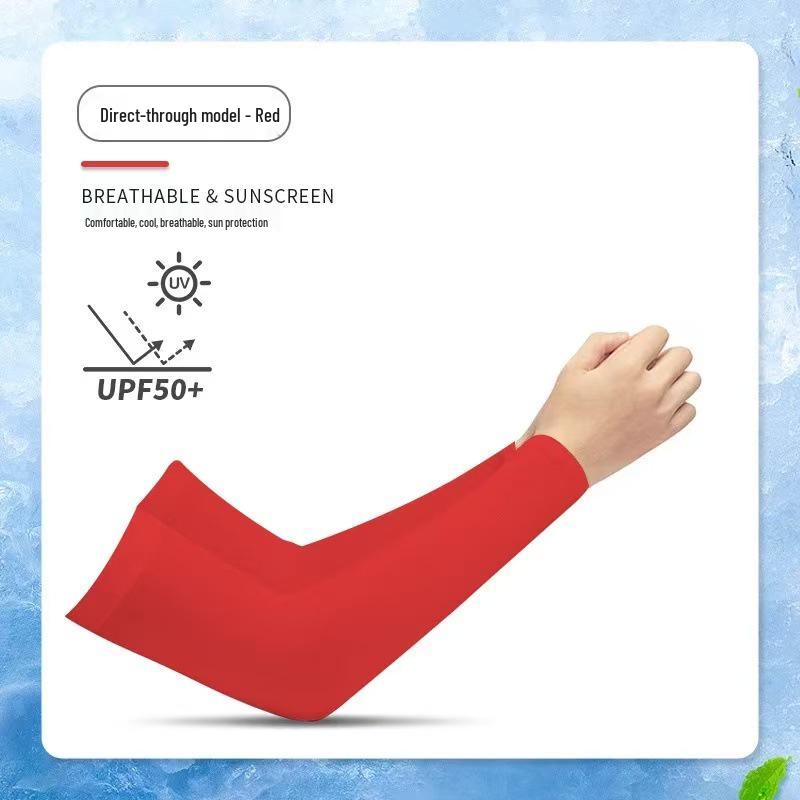 Ice Silk Anti-UV Sun Protection Sleeves for Men & Women – Cool Arm Covers for Driving