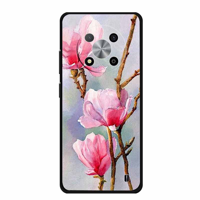 Custodia Per ZTE Blade A73 5G Lusso Morbido Silicone TPU Copri Telefono Per ZTE Blade A73 5G 7160N Cartoon Fiori Protettivi Nuovi Fundas