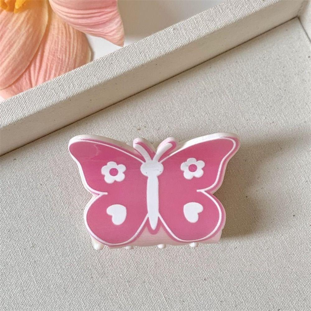 Plastic Cat Claw Clip Flower Bow Shark Clip Cute Bowknot Hair Claw  Ladies