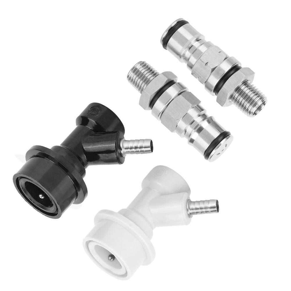 Conector Post Keg Ball Lock Homebrew 1/4in Set Conector Ball Lock Keg Accesoriu pentru Prepararea Berii