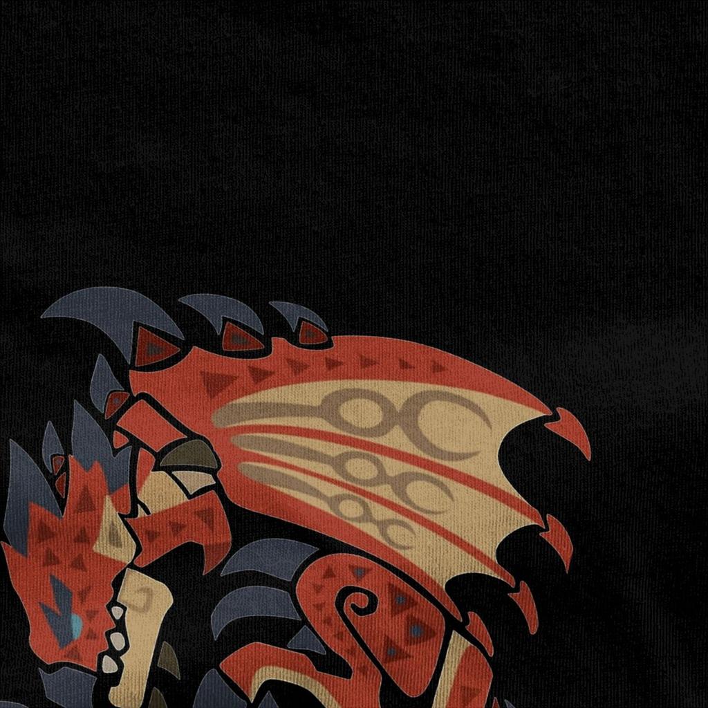 Monster Hunter T-Shirt Summer Rathalos Aesthetic T-Shirts 100 Cotton Fashion Tee Shirt For Men Short-Sleeved Custom DIY Clothes