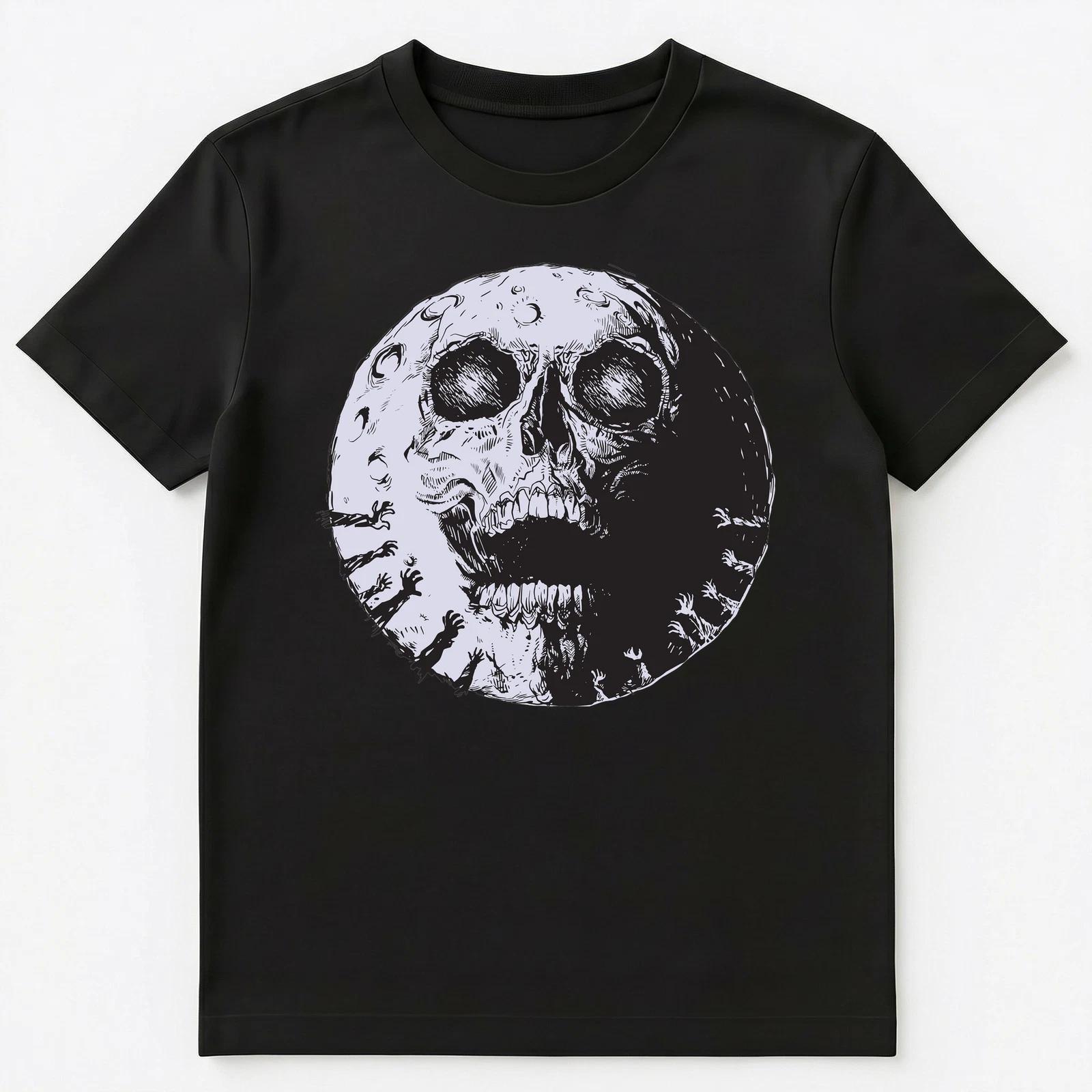 

Scary Skull Moon Coin Unisex T-Shirt S