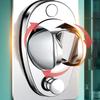 Waterproof Handheld Shower Holder Adjustable & Easy to Install Shower Head Stand Adjustable Shower Bracket for Household
