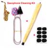 Saxophone Cleaning Kit Neck Saver Saxofono Maintain Care Tool with Double Ended Brush Long Cleaning