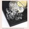 Bar Mat Rubber Coffee Bar Mats Anti-Slip Pvc Cup Mat Waterproof Heat Resistant Drain Mat For Bar Cafe Barista Cocktail Bartender
