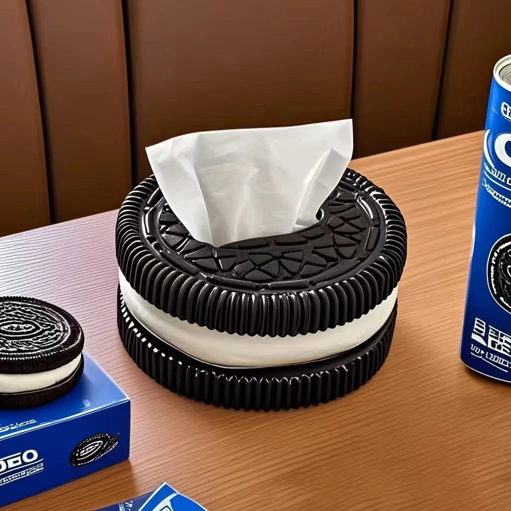 

Креативный Минималистичный Oreo Гостиная Спальня Настольный Высококлассный Бокс для Салфеток tissue box 1PC