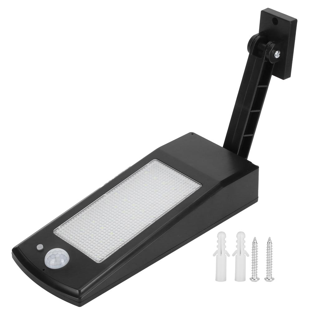 Solar Power Light Outdoor Motion Sensor Lamp for Gardens Yards Parks Streets Black