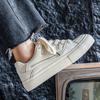Mens White Board Shoes New Casual Men's Low Cut Fashionable Thick Soled Height Increasing Casuales Trendy Durable Sports Board