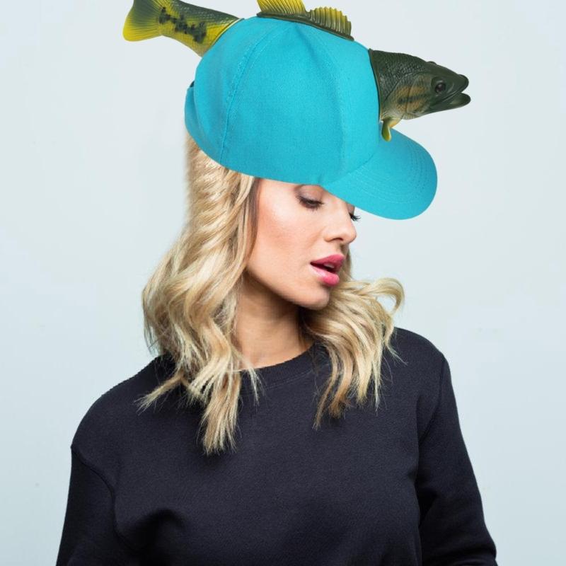 3D Fish Baseball Hat for Party Funny Sun Hat for Child Outdoor Sun Hat Lovely Fish Baseball Caps for Family Gathering