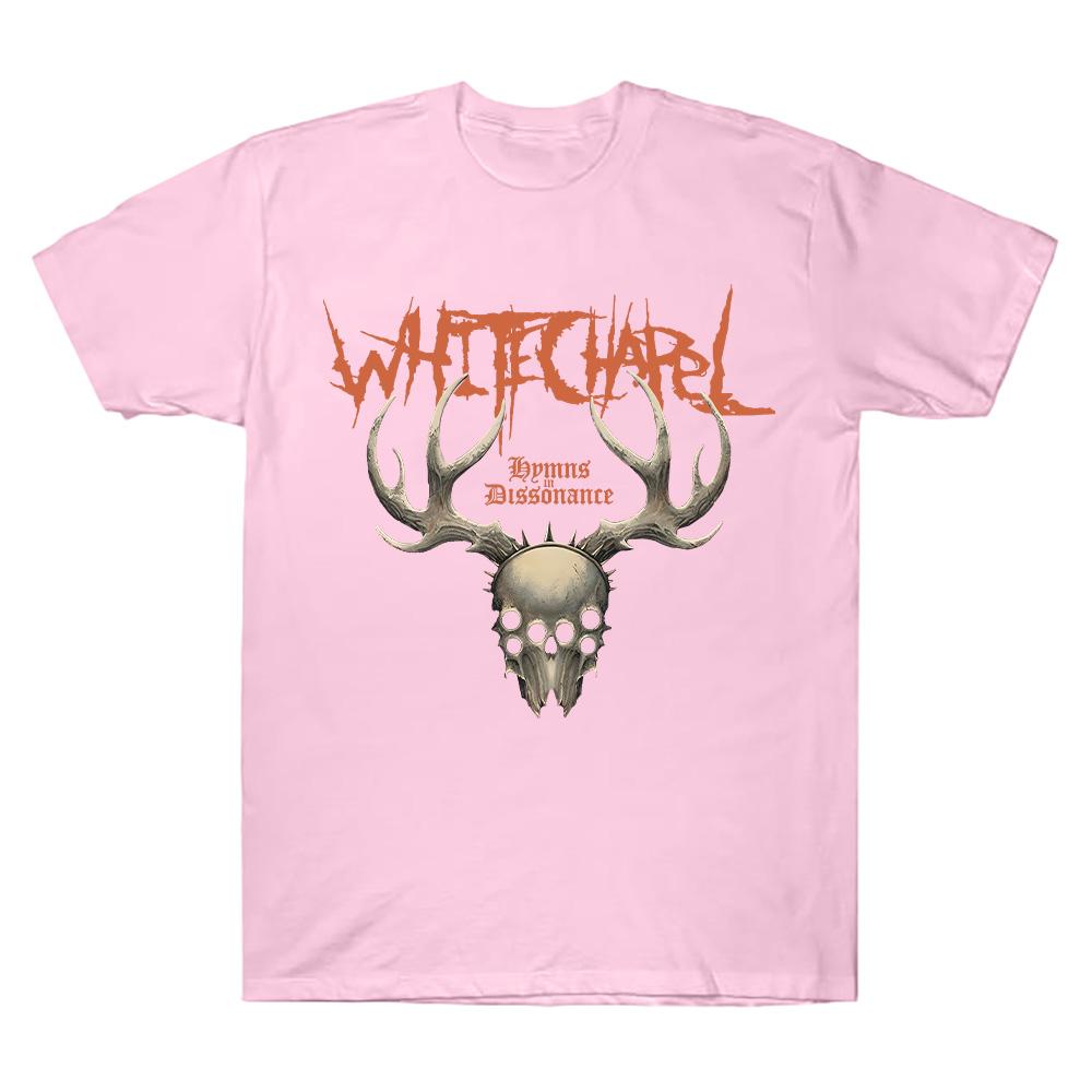 

Бавовняна футболка Whitechapel Whitechapel Гімни в дисонансі Графічні футболки Ретро Готична Повсякденна З круглим вирізом З коротким рукавом Унісекс M