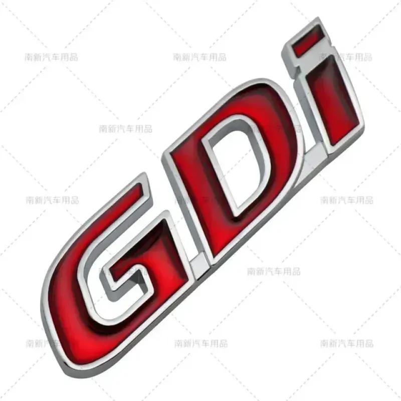 Autocolant 3D metal TGDI T GDI logo pentru apărătoare laterală pentru portbagaj din spate pentru Hyun-dai