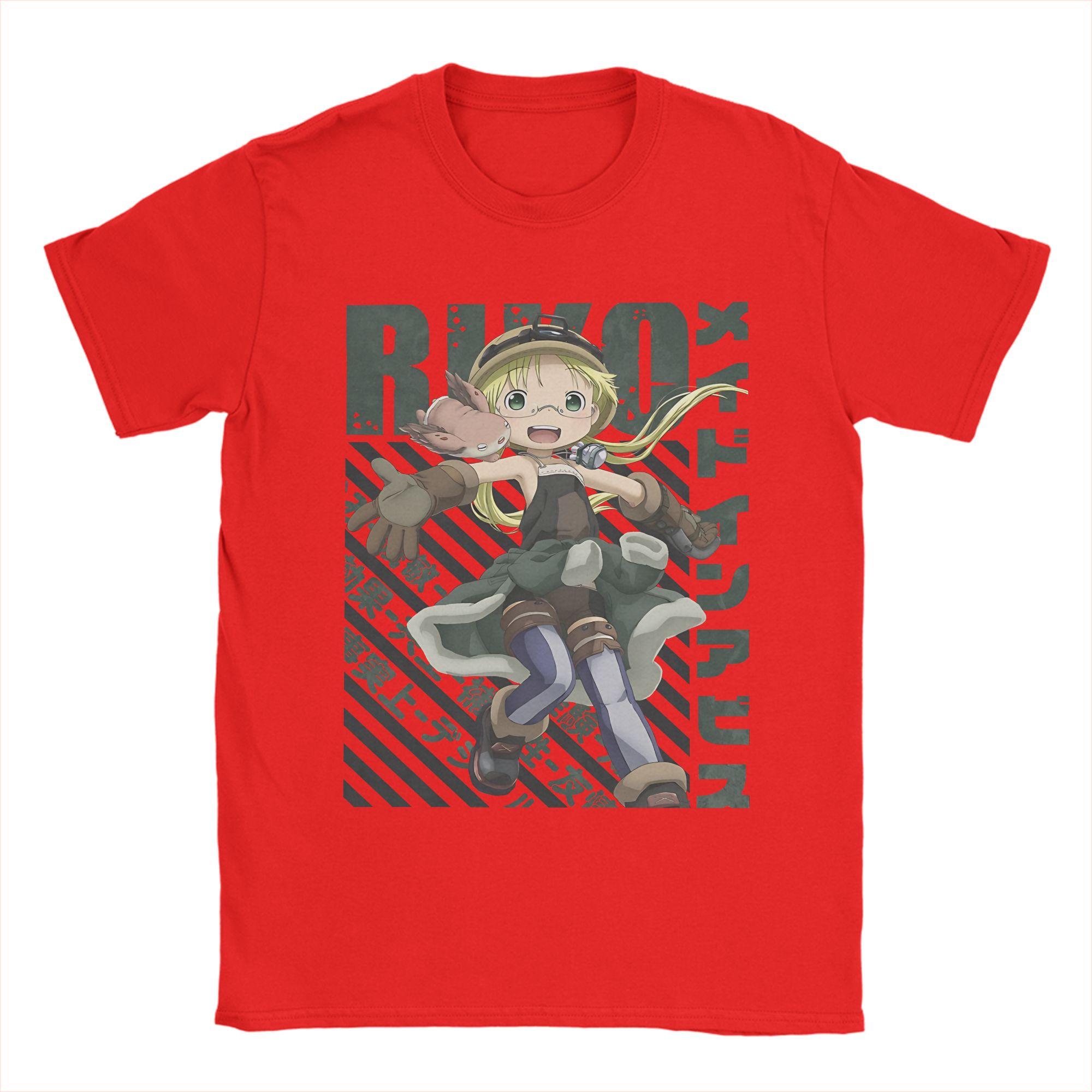 

Mens T Shirt Made In Abyss - Riko T Shirts Harajuku Summer Tee Shirt Y2K Casual Pattern Cotton Clothes Gift S