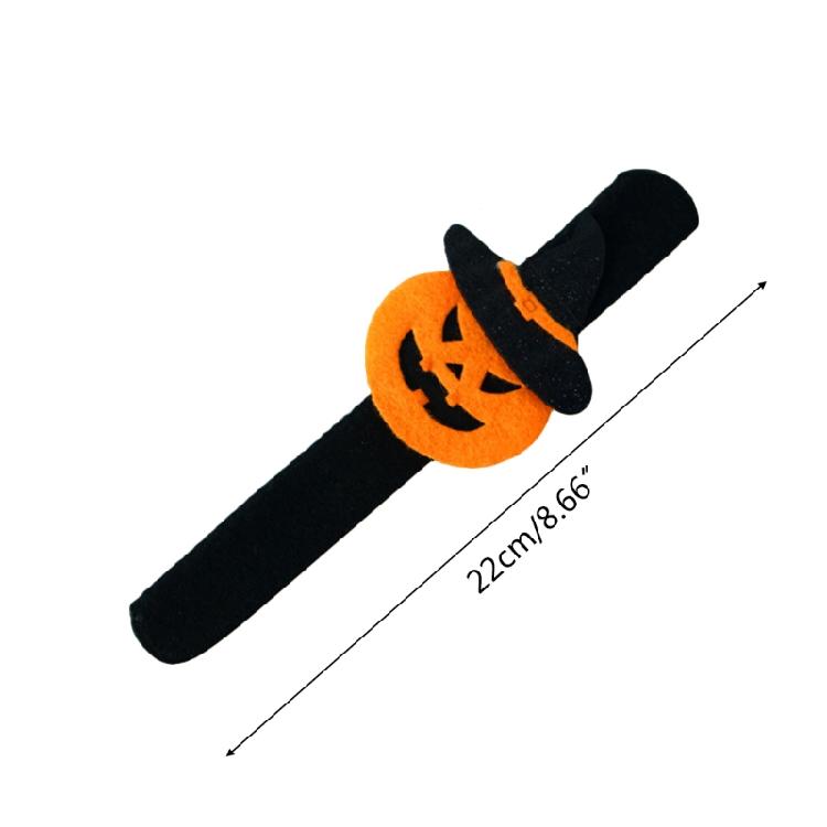 Bracelets Claquants Rétro Cadeaux de Fête avec Motif Varié Design Fantôme Citrouille
