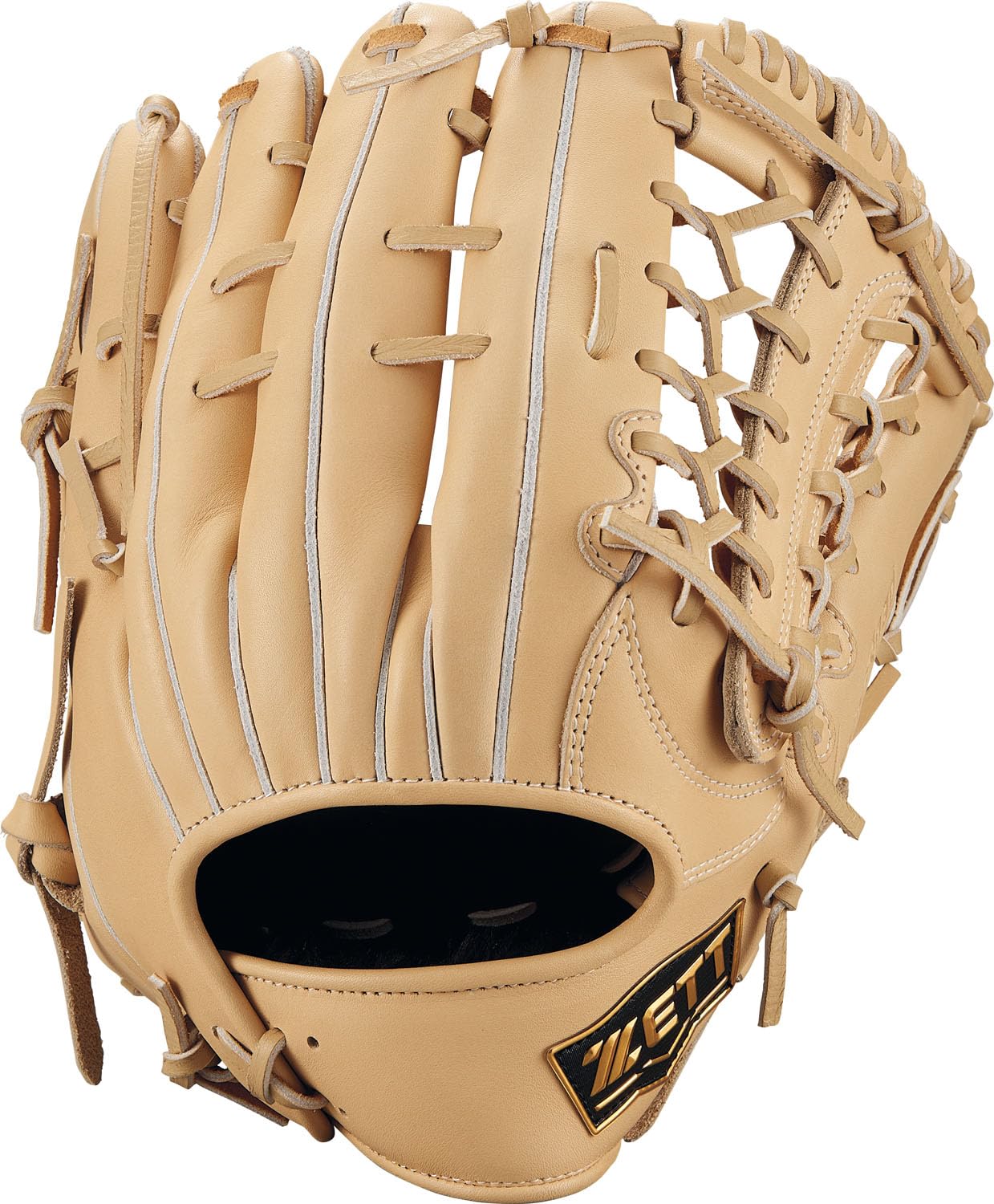 

ZETT Winning Road Softball Pastel Brown Size 8 Glove, All-Around, Left-Handed Throw, (3200), (BRGB33540F)